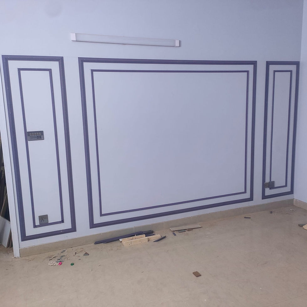 HDHMR Wood Ready to install French Wall Moulding Kits