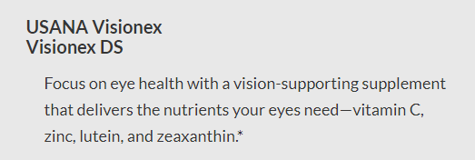Thumbnail: USANA Visionex® Visionex DS