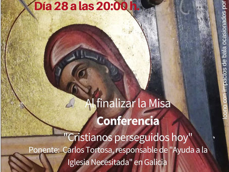 Viernes 28 de Abril: Visita de `Ayuda a la Iglesia Necesitada´