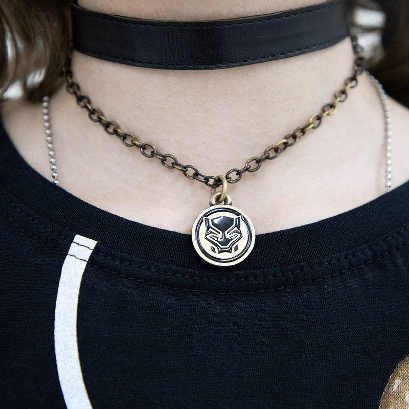 GARGANTILHA CHOKER PANTERA NEGRA