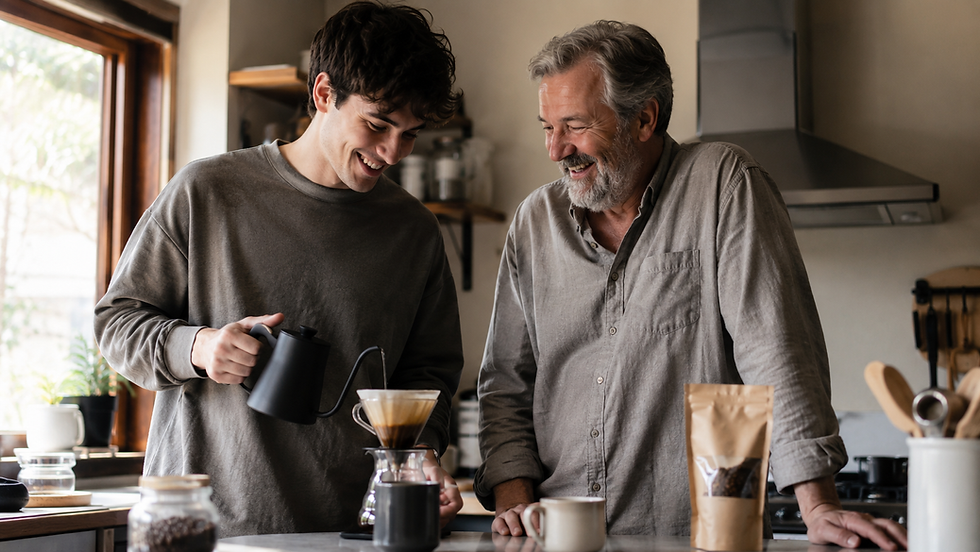 How Much Should You Spend on a Father's Day Gift? featured image father and son making coffee