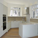 Interior of a white kitchen design