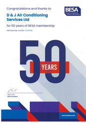 BESA certificate