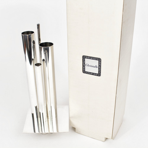 ORFEVRERIE CHRISTOFLE – GIO PONTI – Vase Orgue – c. 1957 | Art