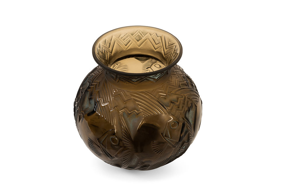 Thumbnail: PIERRE D'AVESN - Vase à Poissons – 1930