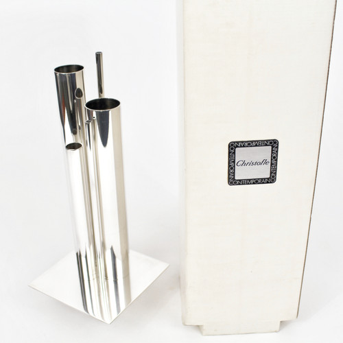 ORFEVRERIE CHRISTOFLE – GIO PONTI – Vase Orgue – c. 1957 | Art