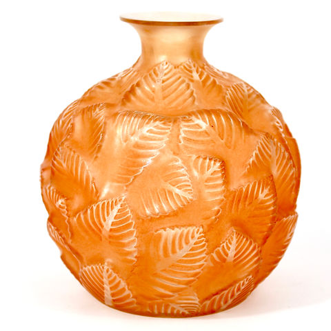 RENE LALIQUE – Vase Ormeaux - c. 1930 | Art Deco Boutique