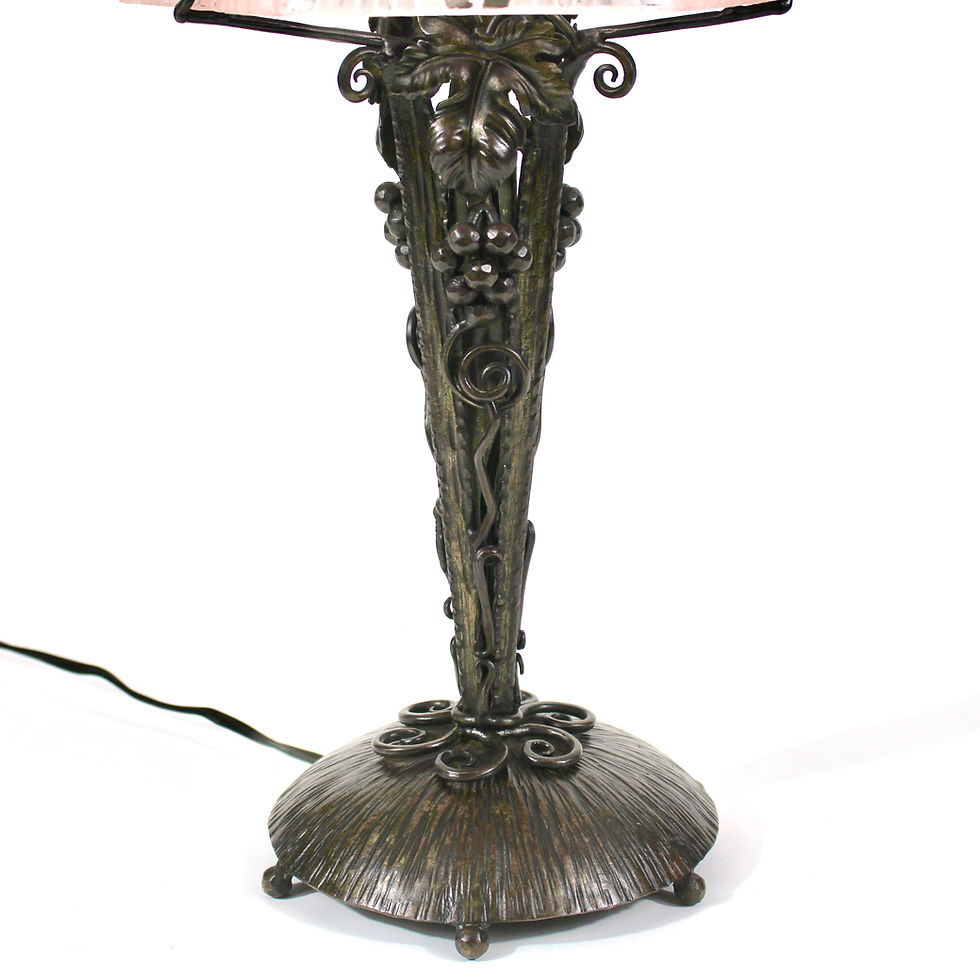Thumbnail: MULLER FRERES LUNEVILLE - Lampe “Liseuse” Art Déco - c. 1930