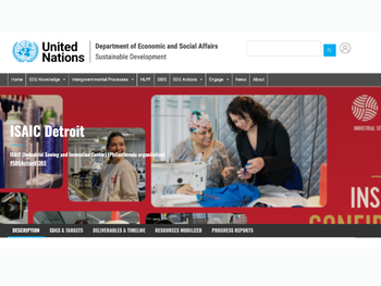 Detroit Industrial Sewing and Innovation Center Joins United Nations Fashion and Lifestyle Network 