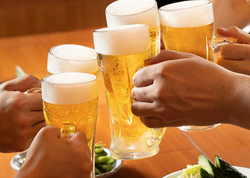 ビール乾杯