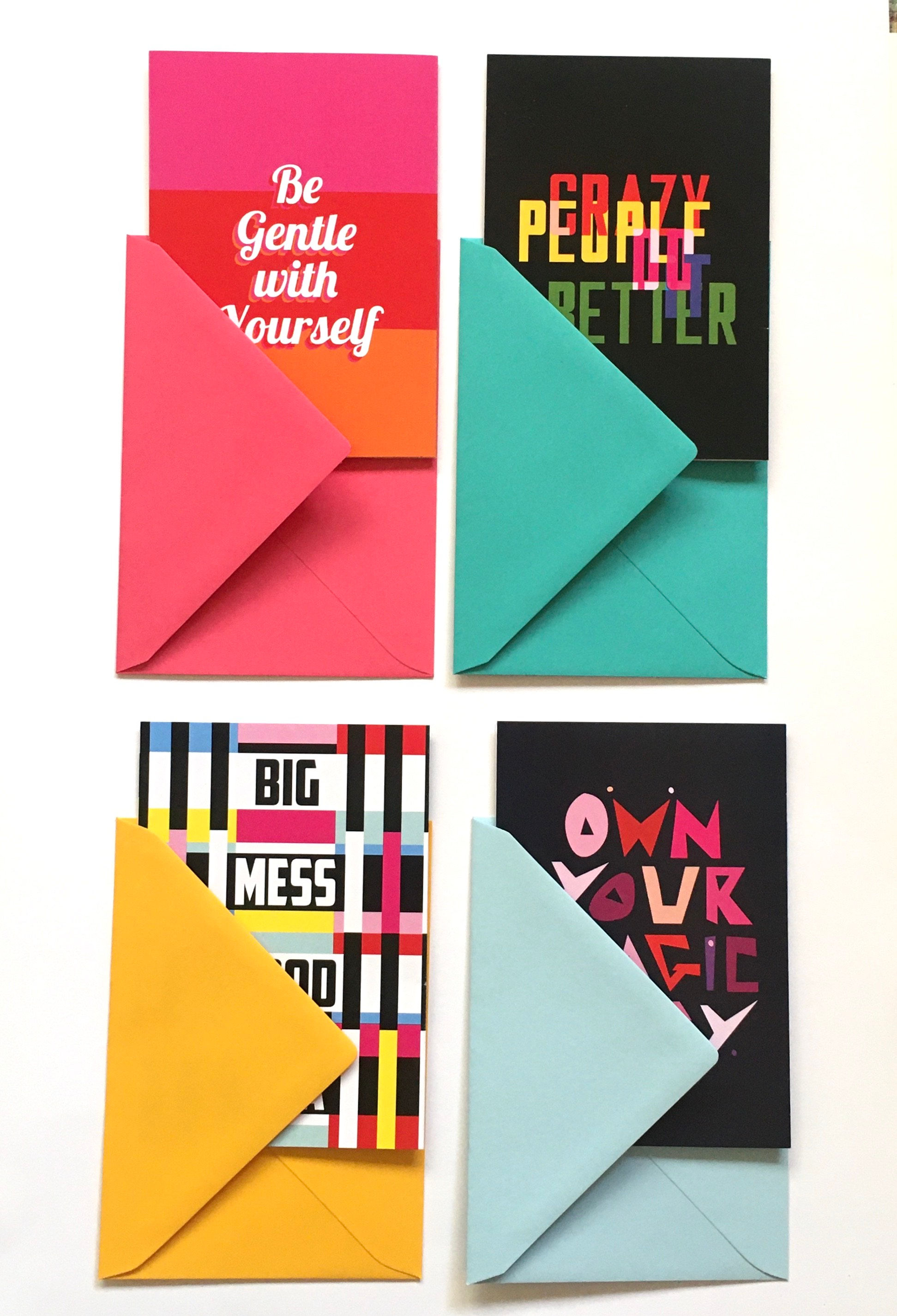 מארז 4 כרטיסי ברכה