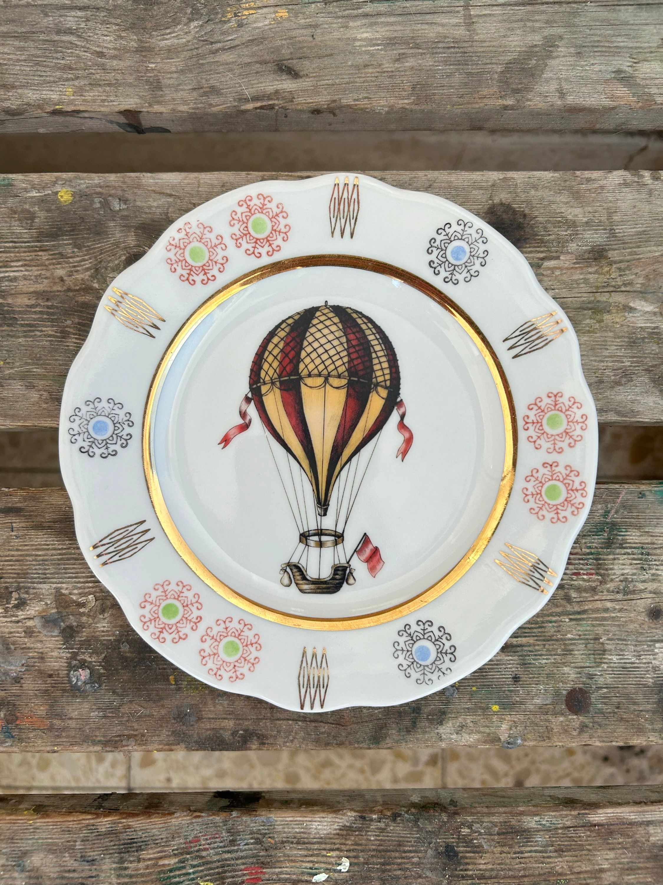 צלחת כדור פורח