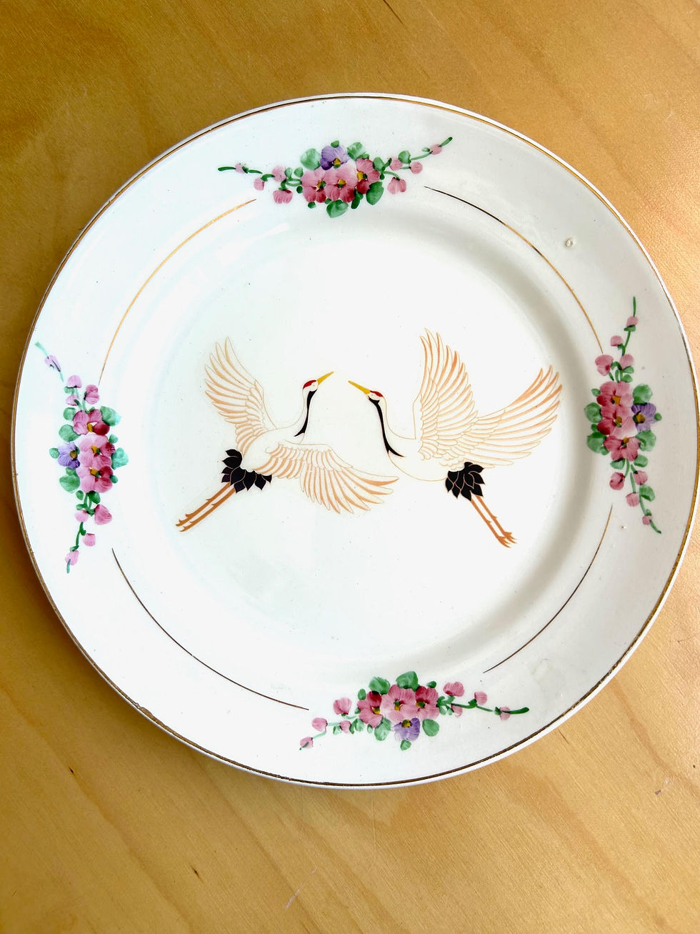 צלחת עגורי האהבה