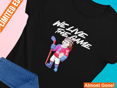 Top We Live the Game 2023 IIHF WM shirt