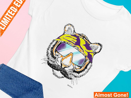 Top LSU Tigers Bandana Tiger shirt