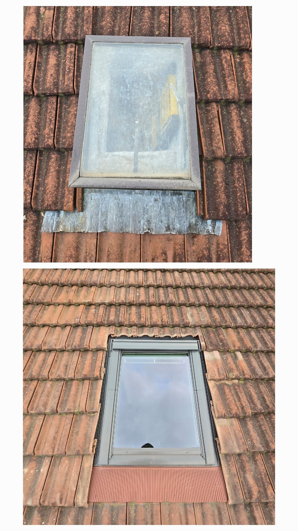 Remplacement de fenêtre de toit