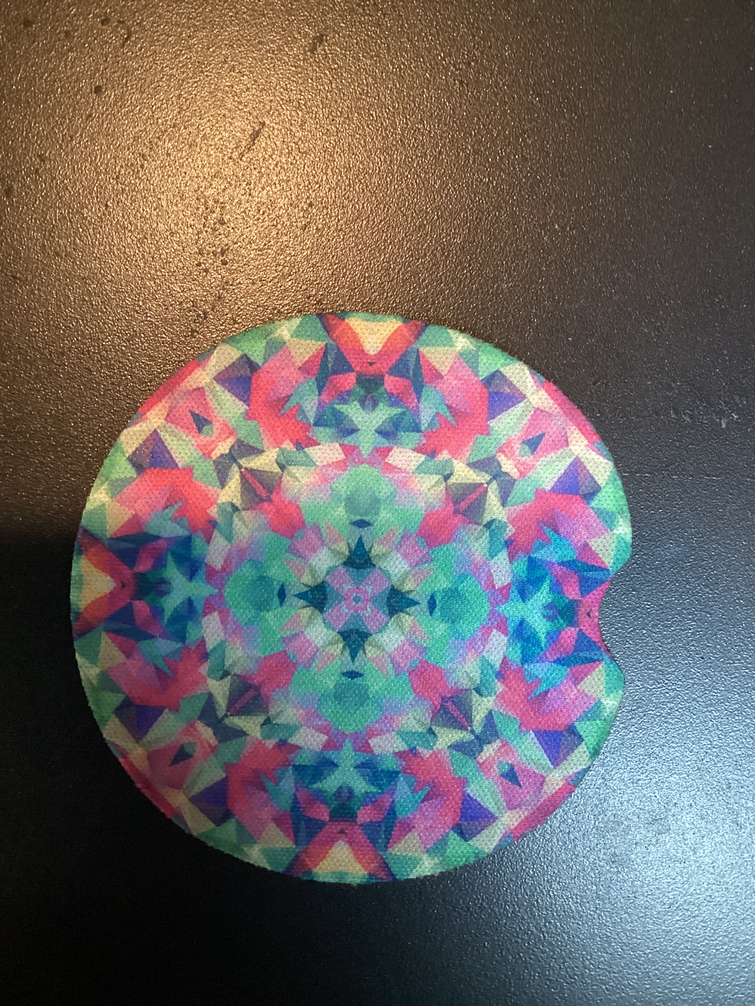 Pink funk car coaster (pack of 2)