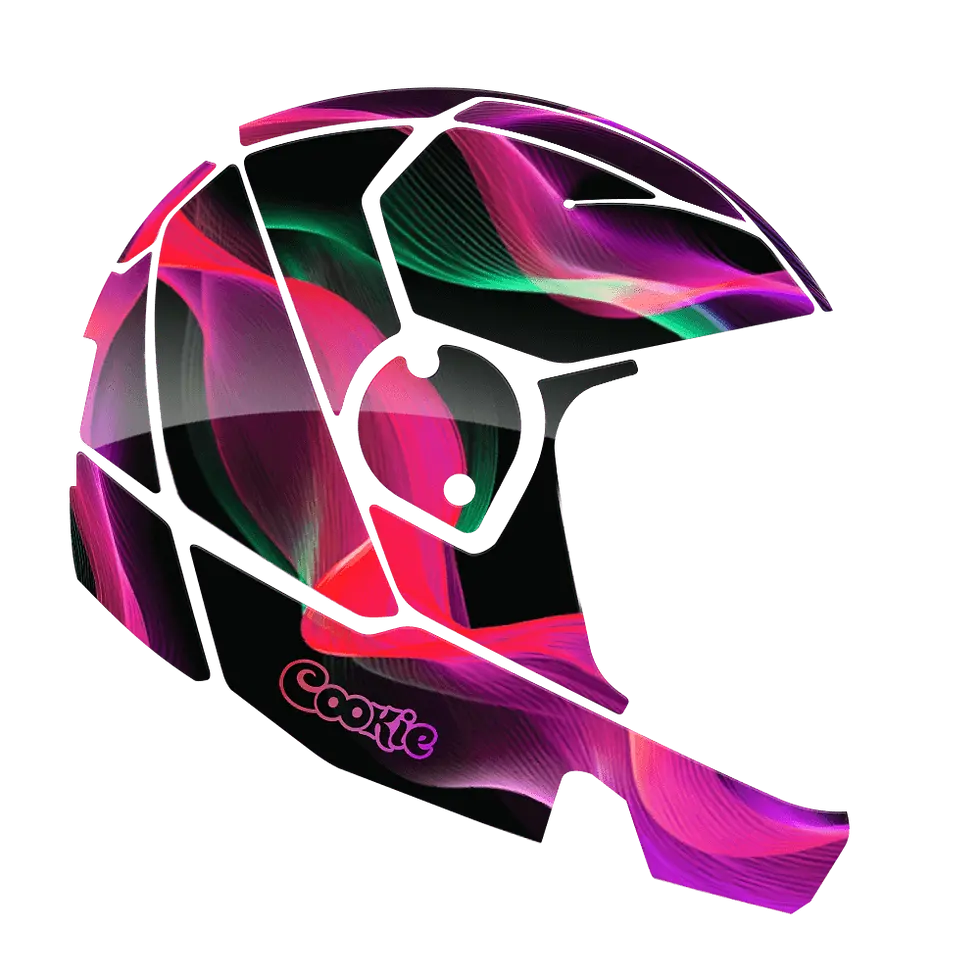 תמונה ממוזערת: מדבקה מעוצבת לקסדת Cookie