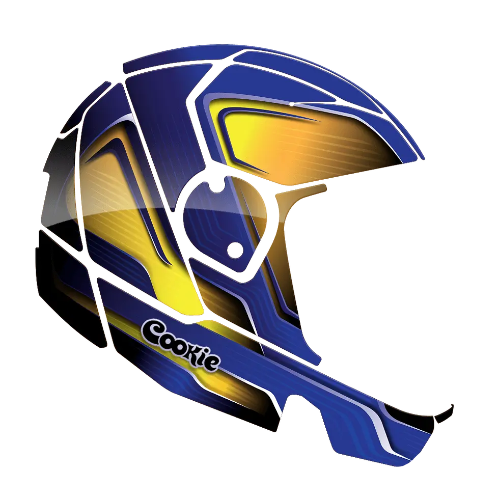 תמונה ממוזערת: מדבקה מעוצבת לקסדת Cookie