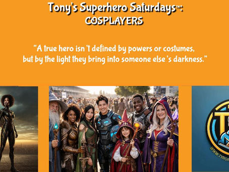 Tony’s Superhero Saturdays™: Cosplayers — The Real-World Heroes Who Bring Light, Hope, and Joy to Others