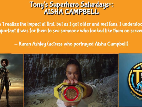 Tony’s Superhero Saturdays™: Aisha Campbell: The Yellow Ranger Who Redefined Strength, Representation, and Legacy