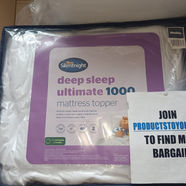 Silentnight deep sleep ultimate 1000 mattress topper packaging