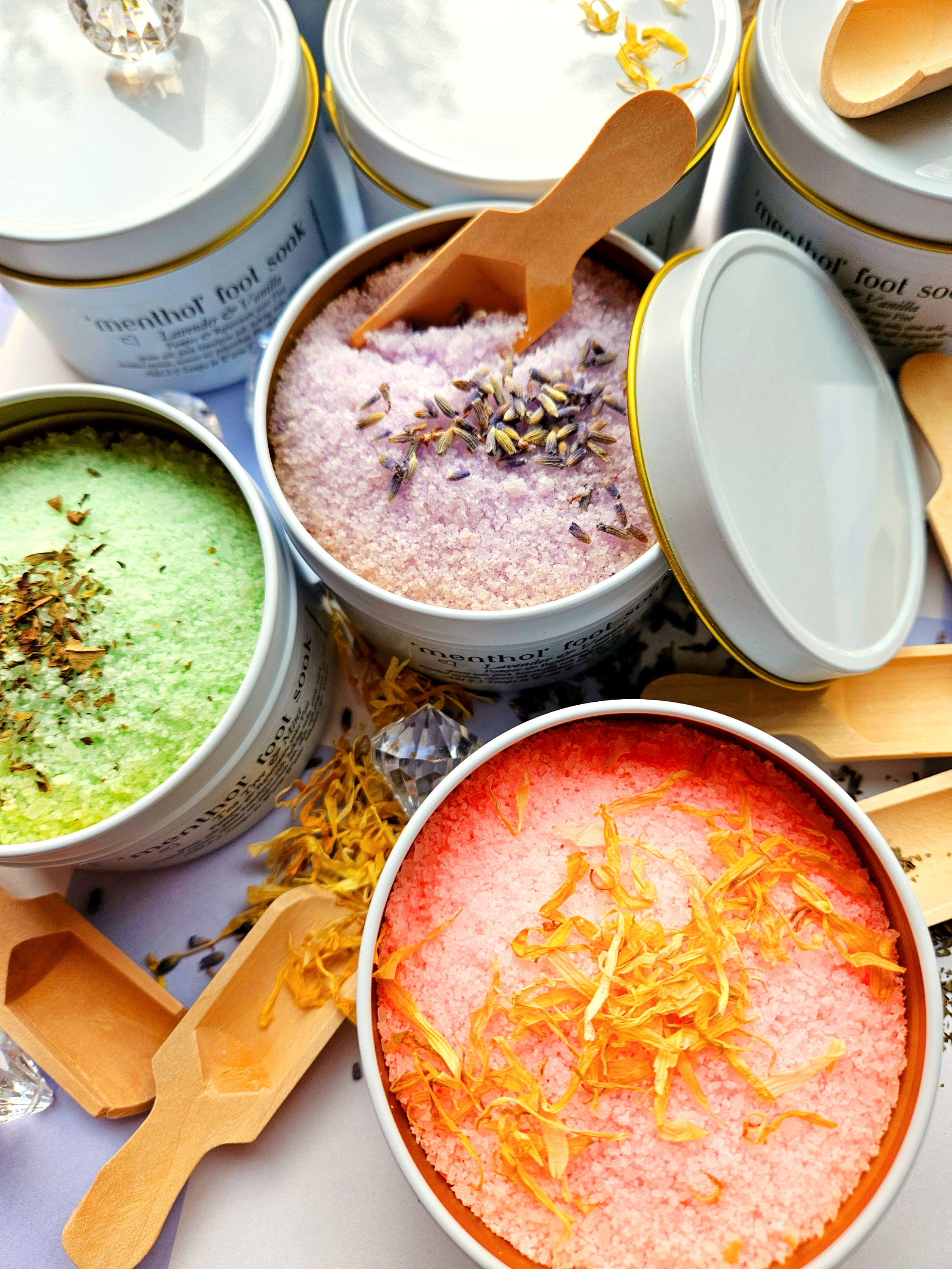 Menthol Foot Soak - Tin Style