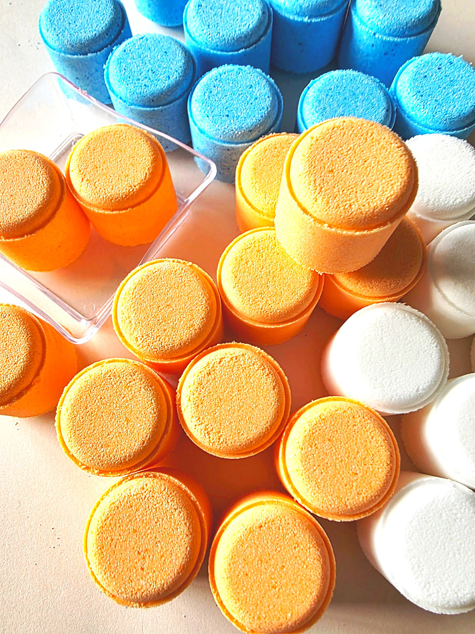 Menthol Shower 'Steamer' Spa Bombs - Eucalyptus, Peppermint, Spearmint Mini Menthol Bombs - each bomb lasting 1 to 3 showers