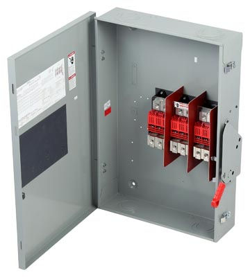 Miniatura: Interruptor de seguridad 600V c.a., 3 polos servicio industrial sin/portusibles