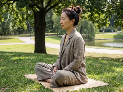 A peaceful meditation in nature to inspire calm