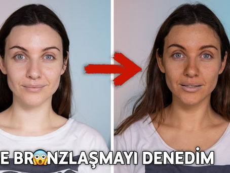 EVDE BRONZLAŞMAYI DENEDİM 😫SONU KÖTÜ BİTTİ💩