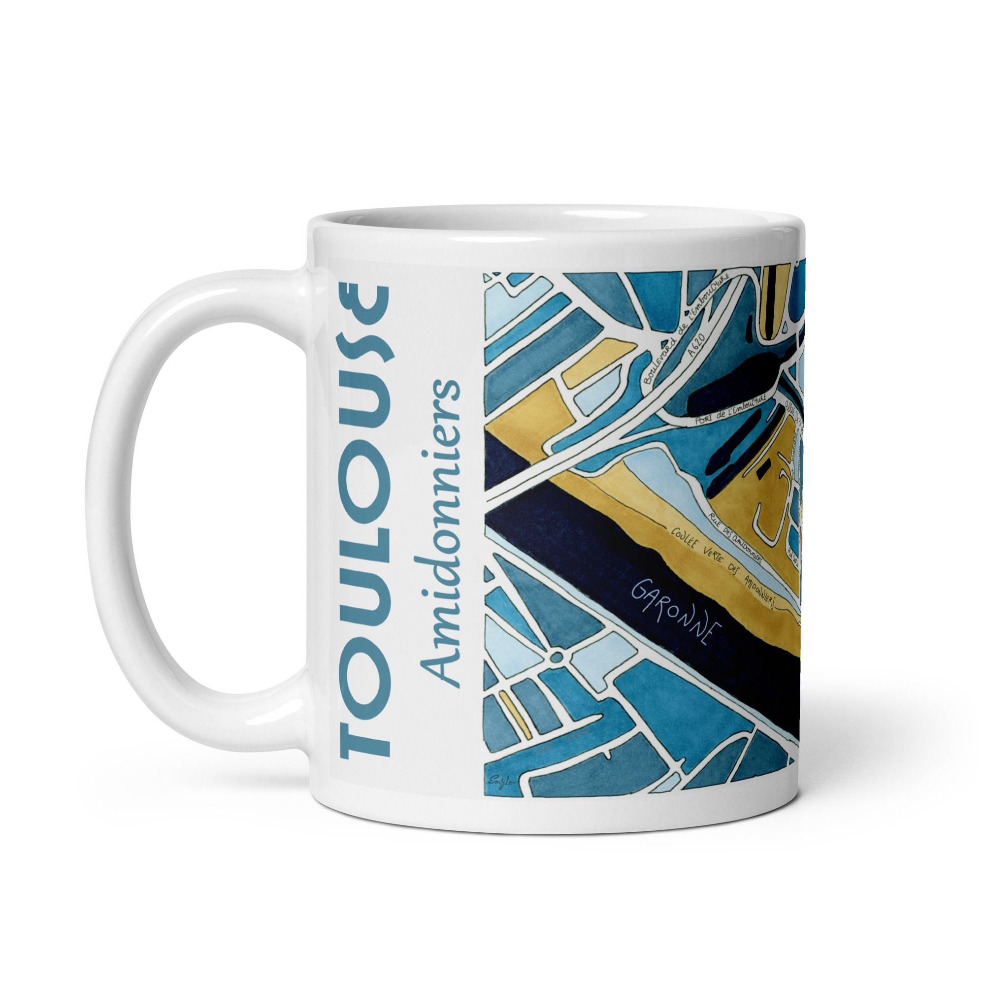 Mug illustré Toulouse Amidonniers EmYLo