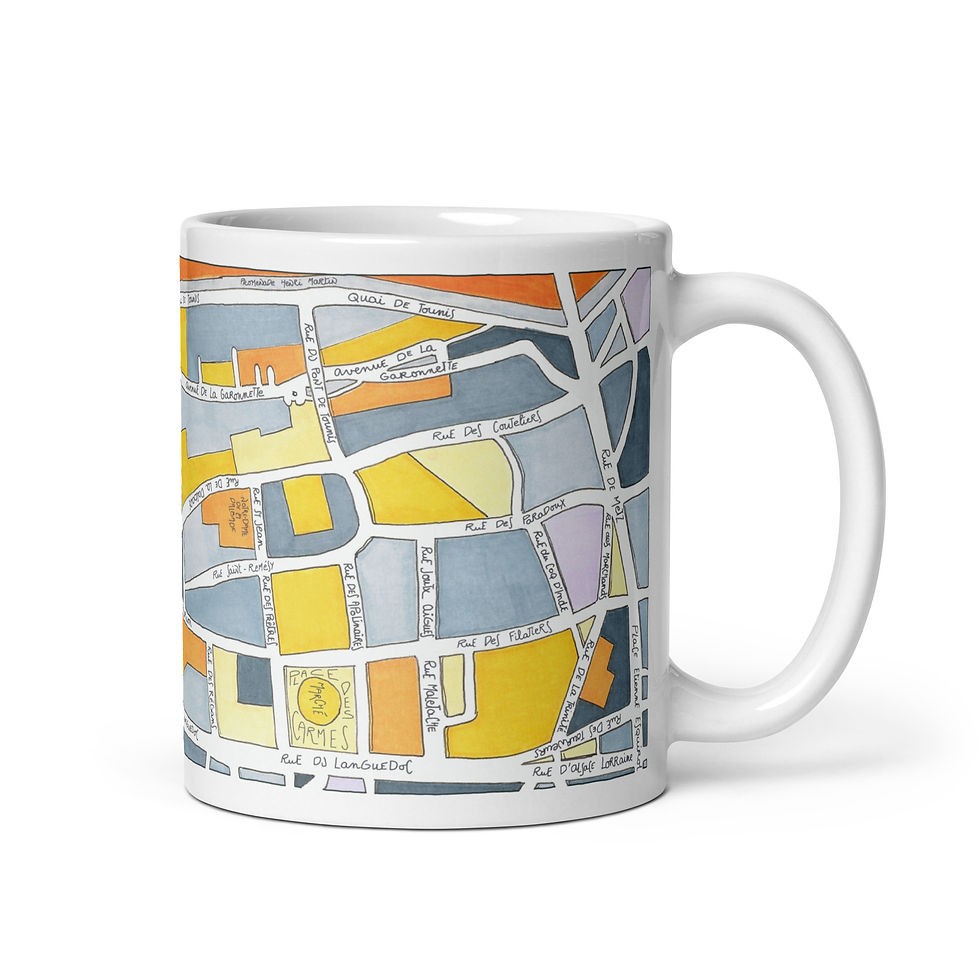 Mug illustré Toulouse Carmes Emylo