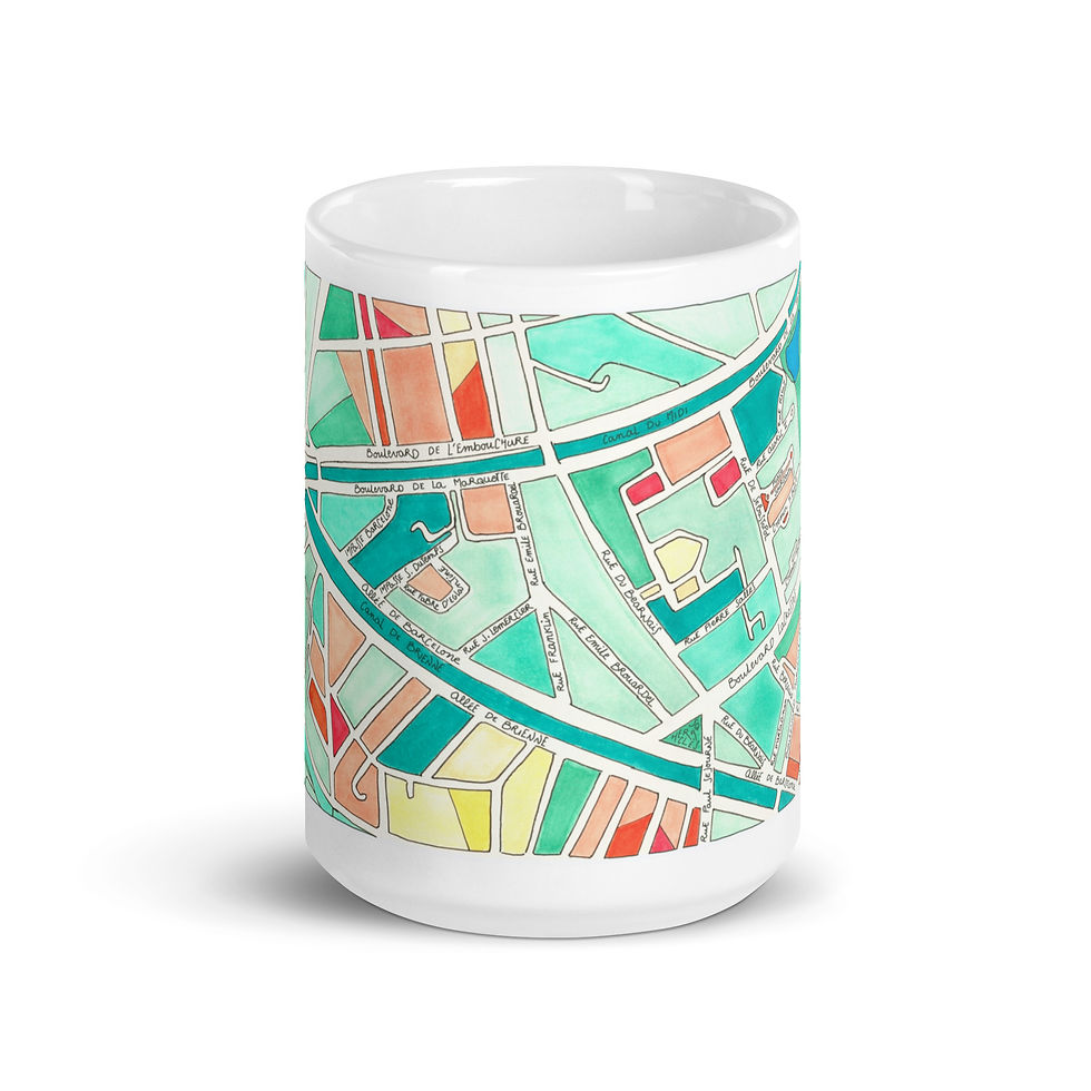 Miniature : Mug illustré Toulouse Compans Emylo