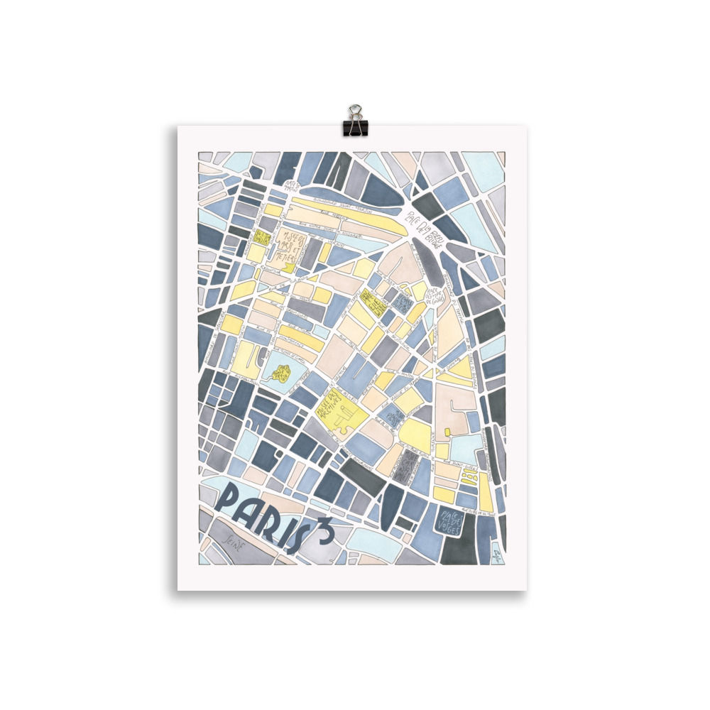 Affiche Paris 3ème