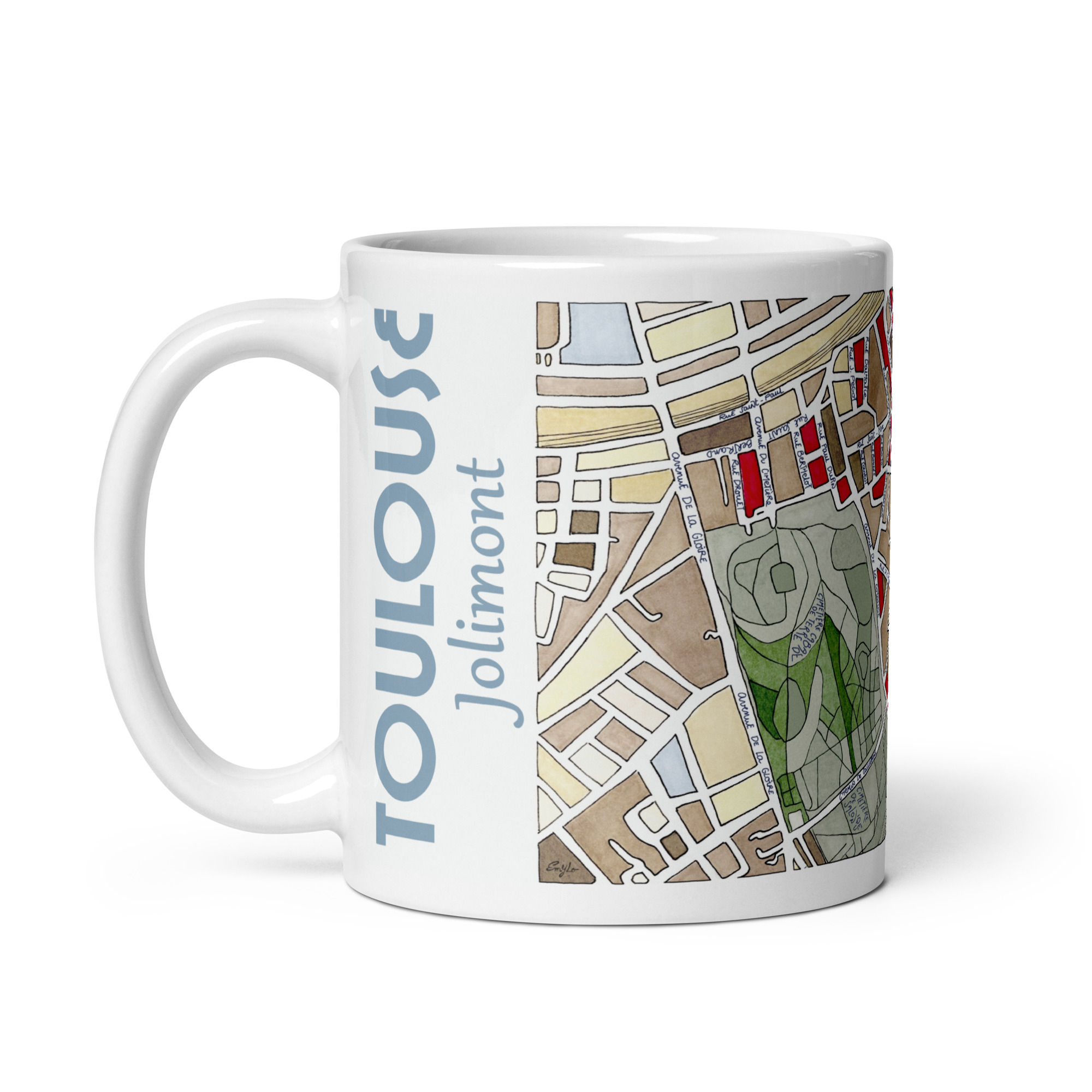 Mug illustré Toulouse Jolimont EmYLo