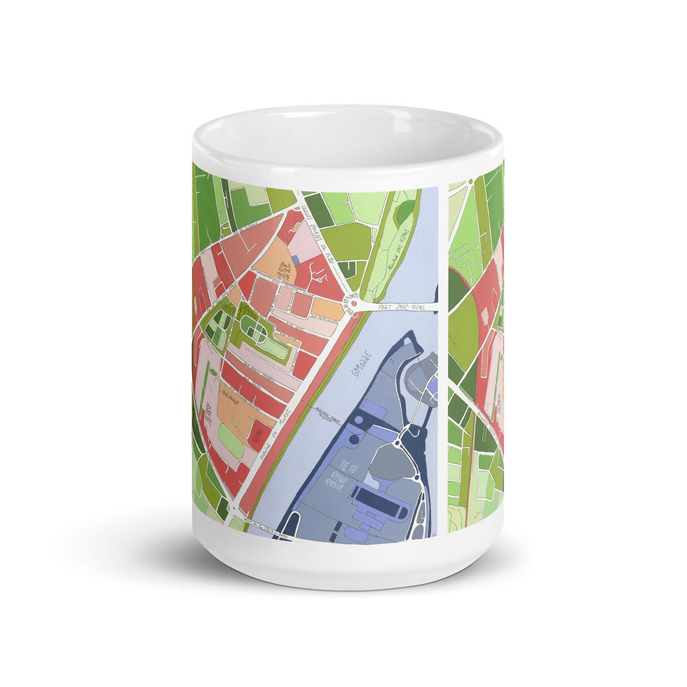 Thumbnail: Mug illustré quartier Fer à Cheval Toulouse EmYLo
