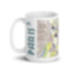 Mug illustré Plan de Paris 5eme arrondissement EmYLo