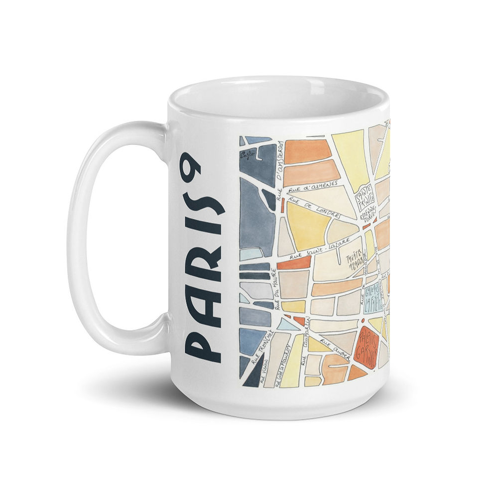 Miniature : Mug illustré Paris 9ème