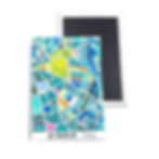 Magnet illustré quartier Busca Toulouse emylo