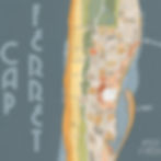 Affiche Plan Ville Cap Ferret Emylo