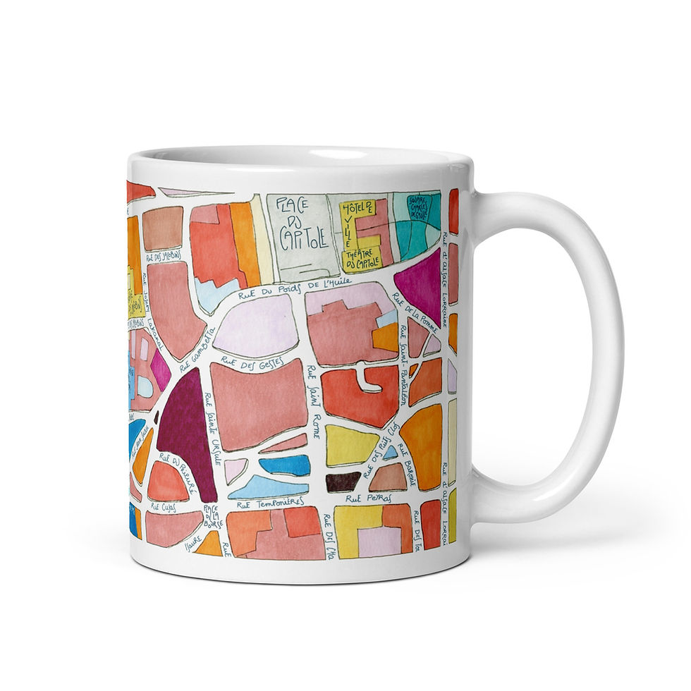 Miniature : Mug illustré Capitole Toulouse Emylo