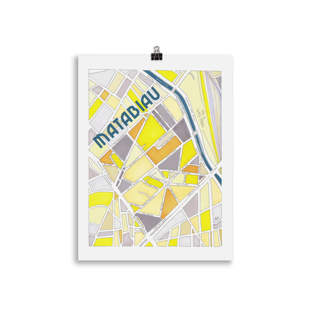 Affiche Toulouse Matabiau EmYLo