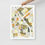Thumbnail: Affiche plan du quartier St Georges, Toulouse emylo