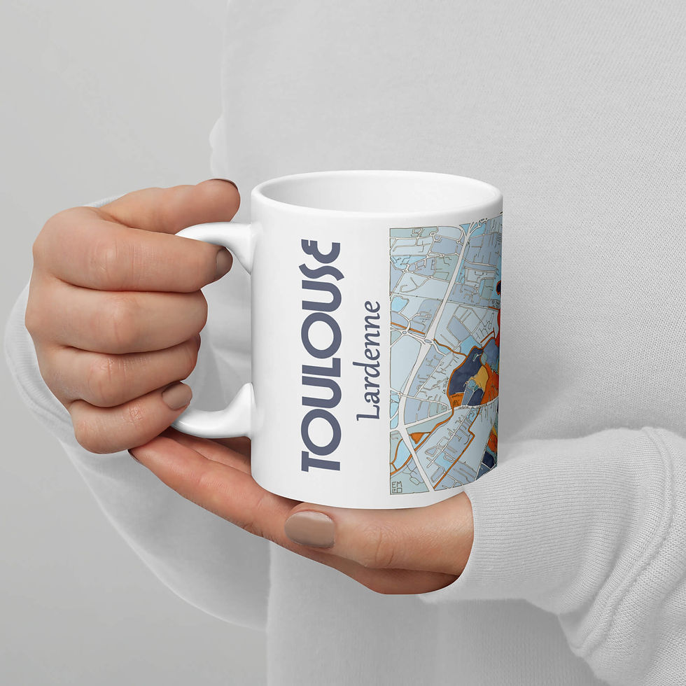 Miniature : Mug illustré Toulouse Lardenne par Emylo