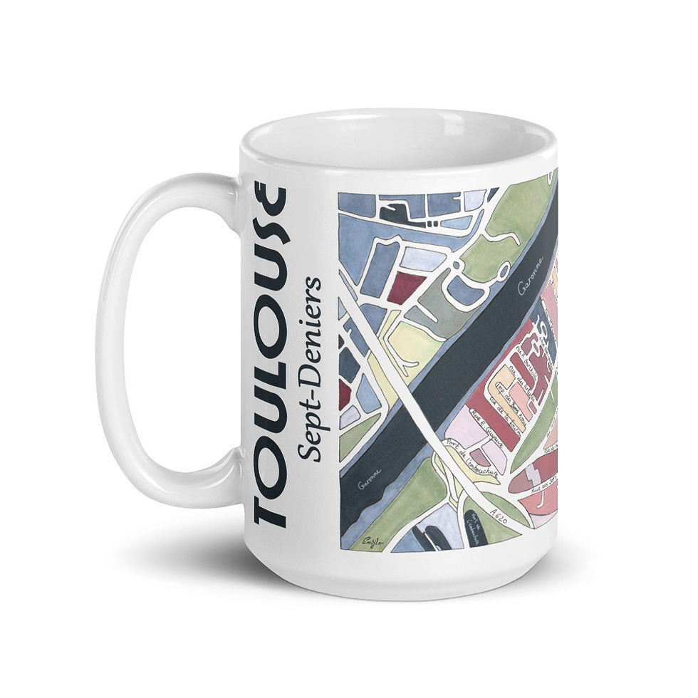 Miniature : Mug illustré quartier Sept-Deniers Toulouse