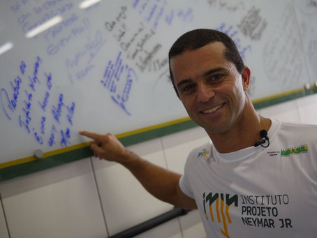 Max Wilson no Instituto Neymar Jr