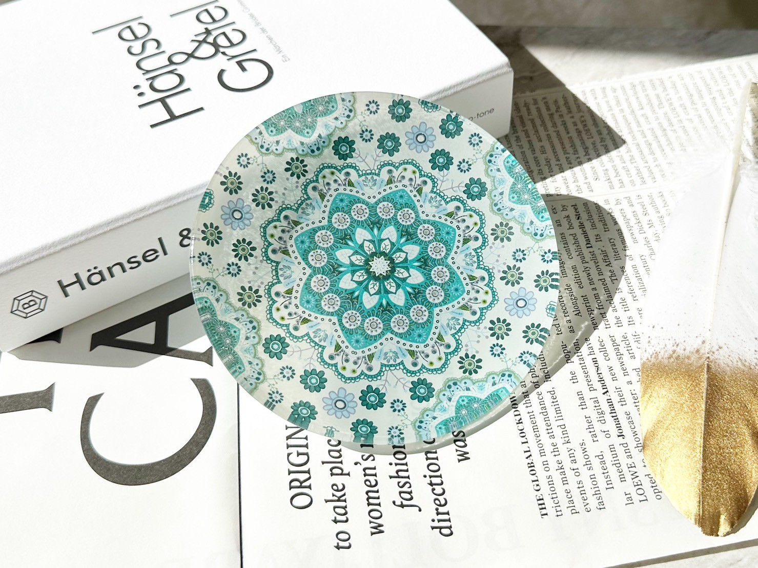 ボヘミアングラスソーサー