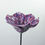 Thumbnail: Speckled Purple, Pink, Orange Poppy Ceramic Flower with Stem