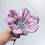 Thumbnail: Pink/Purple Ceramic Tulip Flower With Stem
